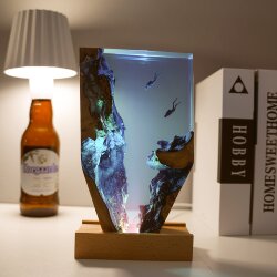 Diver Ocean Style Deep Sea Exploration Bedroom Decoration Birthday Gift Bedside Atmosphere Night Light Desktop Ornament