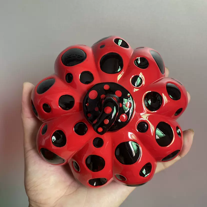 美品】草間彌生 『NAOSHIMA RED PUMPKIN』直島限定 オブジェ | ヤマダ