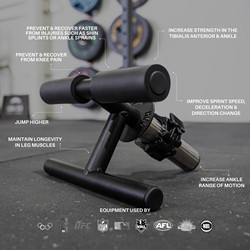 Hggtib-Bar Multifunctional Tibialis Anterior Muscle Leg Trainer for Calf and Ankle Injury Prevention, Adjustable for Home Use