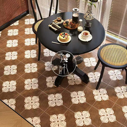 Yuli Retro Balcony Tiles 200X200 French Kitchen Tiles Entrance Hall Bathroom Antique Style Floor Tiles