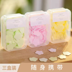 Essential Items for Short-Term Travel: Convenient Soap Tablets, Soap Paper, Disposable Travel Supplies, Complete Toiletry Set