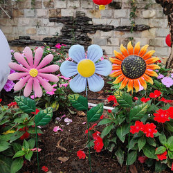 Windmill Outdoor Garden Decoration Ornament, Flower Arrangement, Trendy Small Courtyard, Kindergarten Art, Balcony Outdoor Landscaping Arrangement