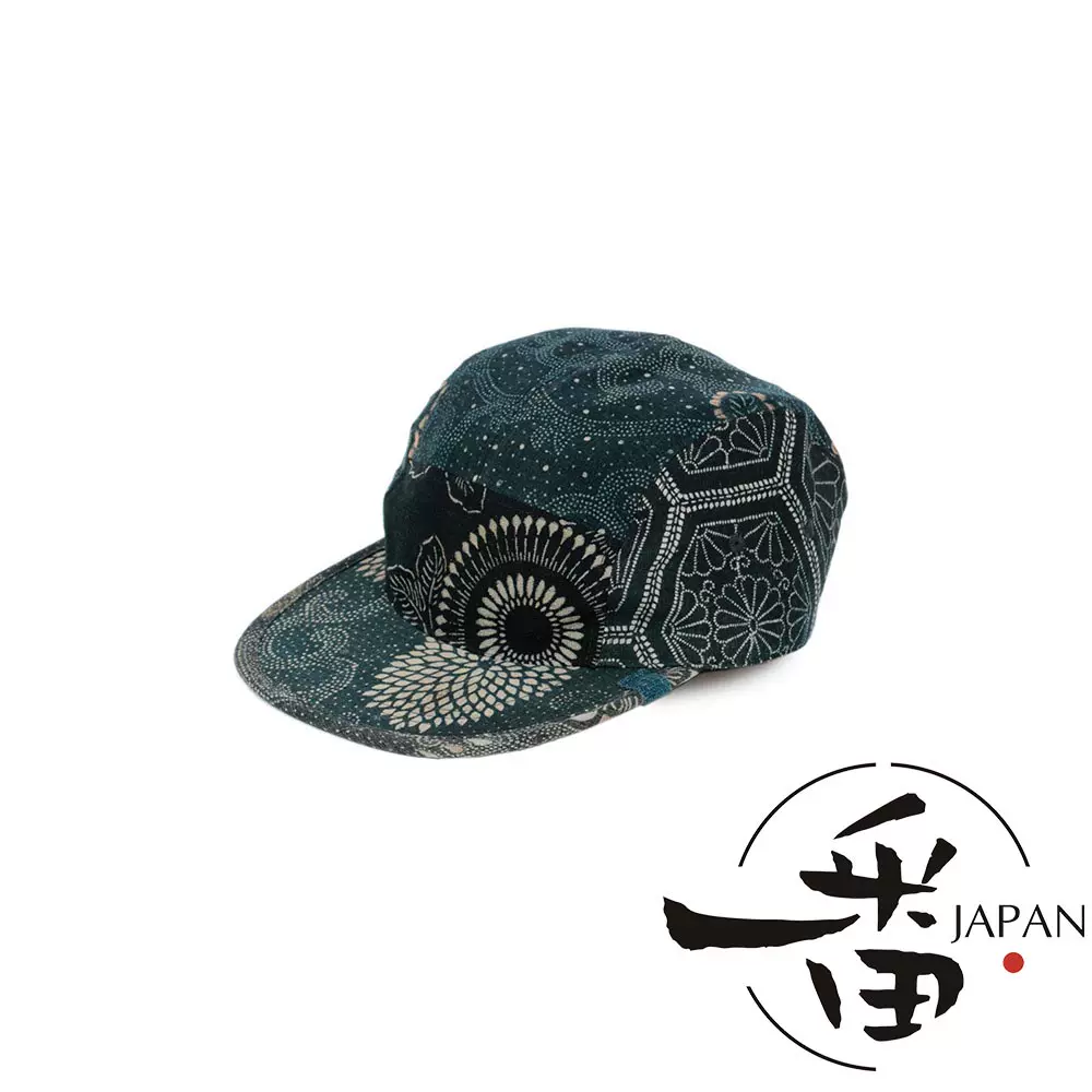 一番訂購VISVIM ICT CAMP CAP KOFU 古布藍染腰果花棒球帽22ss-Taobao