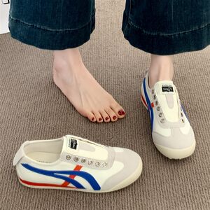 
Flat Forrest Gund training shoes for women 2025 summer new shoes for one foot lazy sneakers versatile canvas shoes