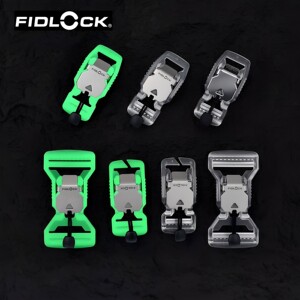 Imported Fidlock luminous transparent magnetic suction buckle magnetic lifting buckle frosted panel V buckle 20 25 40MM