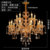 15 amber Φ80cm chandelier 
