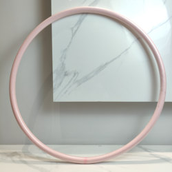 Beginner-Friendly Adult Lightweight Hula Hoop in Macaron Colors, Gentle on the Waist, Soft Material, Suitable for Beginners, Older Children, and High School Sports