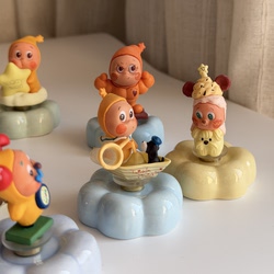 Jingdezhen Popular Star People Ceramic Spinner Desktop Healing Cute Decoration Creative Workstation Ornament