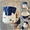 Starbucks mug shanghai city gift box collection magnolia embossed mug accompanying cup yuyuan xintiandi