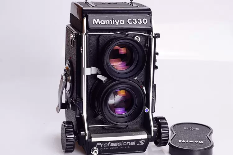 玛米亚MAMIYA C330S 80/2.8 紫膜后期98新中画幅腰平双反相机-Taobao