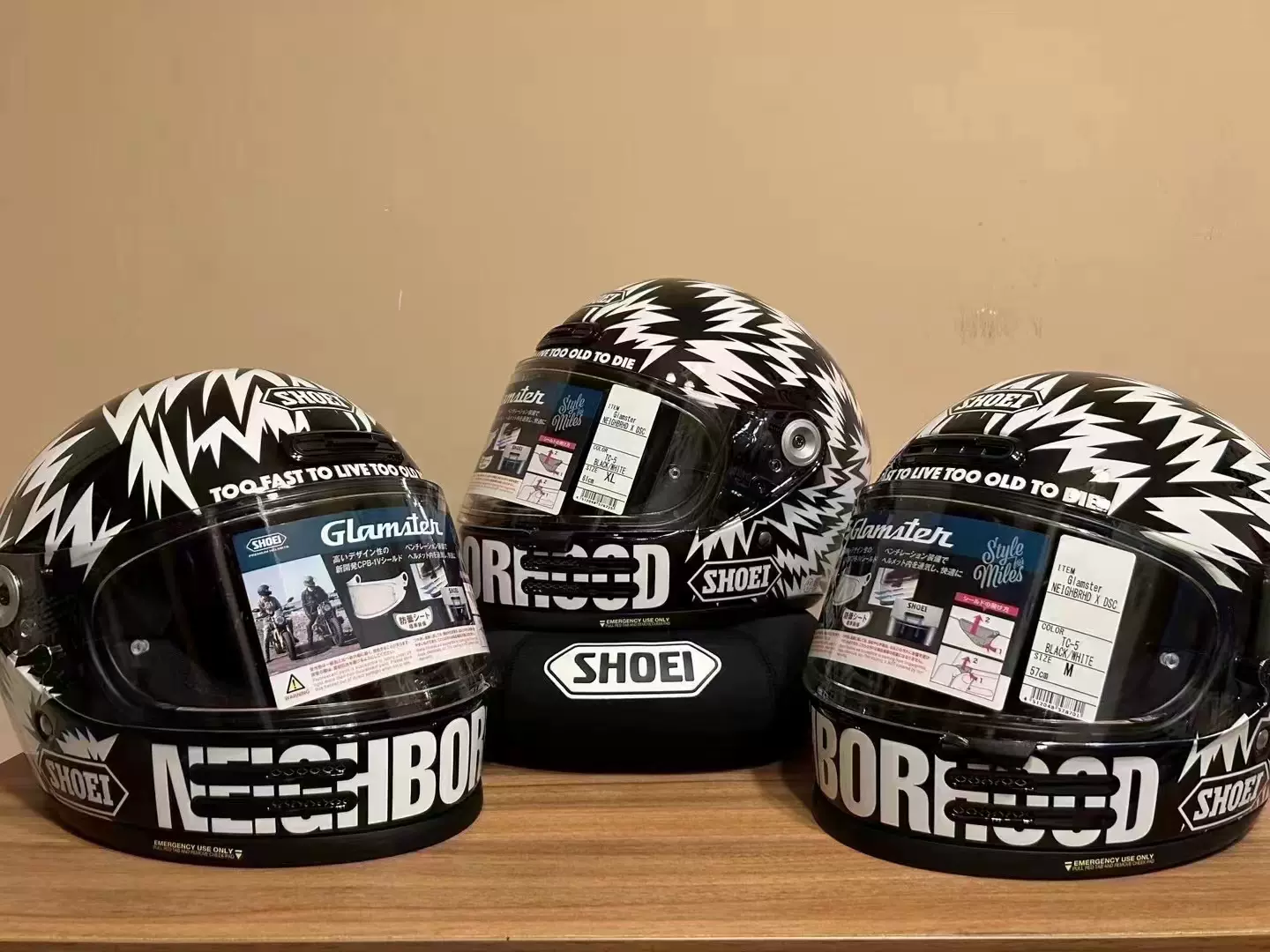 SHOEI Glamster NEIGHBRHD X DSC 限量版头盔现货
