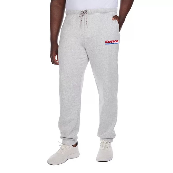 Guardous pants men's autumn and winter loose straight straight plus velvet thickened warm loose waist footwear sports pants
