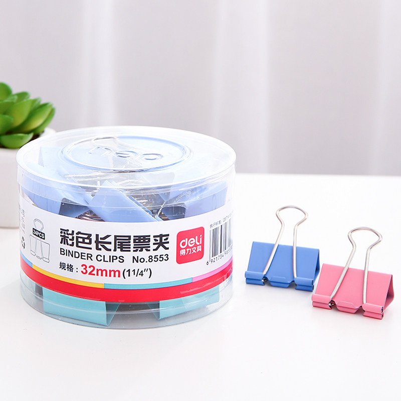 델리 델리 8553 컬러 롱 테일 클립 더브테일 클립 32MM 델리 리버스 테일 클램프 배럴-