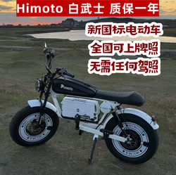 Himoto New National Standard Retro Anti-Slip Urban Commuter Electric Bicycle for Young Men and Women, Trendy Super73 Electric Bike