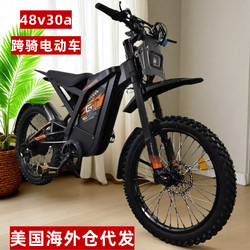 Export Version Cross-Country Outdoor Urban Commuting Electric Bicycle for Adults, Men and Women, Retro Style, 24inch Battery