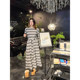 Vogana Cannes Family Large -size Original Winter Discretional Aesthetic Broqually Best Bellying Belly Belly Warm Covered Knit Dress
