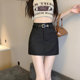 Gray A2320 skirt women's pocket skirt design spring and summer new style suit package hip skirt feel fake hot girl