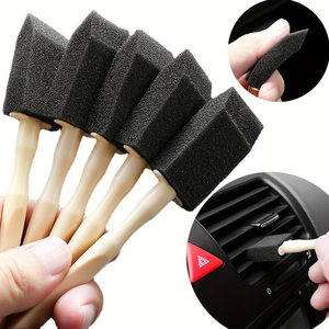 
Car air conditioner air outlet cleaner detail cleaning brush air outlet scrubbing brush cleaning dust car interior cleaning