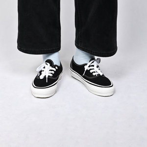 
VANS new LX Authentic 44 black men's and women's low-cut sneakers canvas shoes VN000EBNBPR