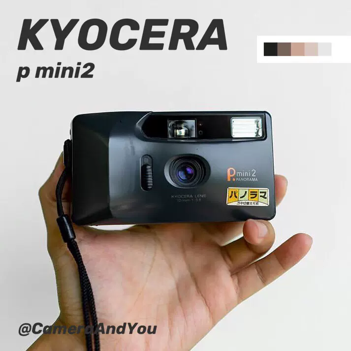 庫存新品]京瓷Kyocera P-mini2 mini3 傻瓜機底片機膠捲相機- Taobao