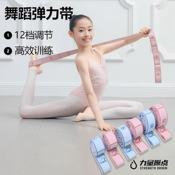 Dance Elastic Band with Numbered Segments, 10 or 12 Segments, for Children's Practice, Latin Dance, Ballet Resistance Band, Stretching Rope