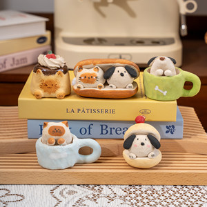 
Cats want clay aromatherapy cartoon cute animal shape desktop ornaments creative cute pet doll decorations