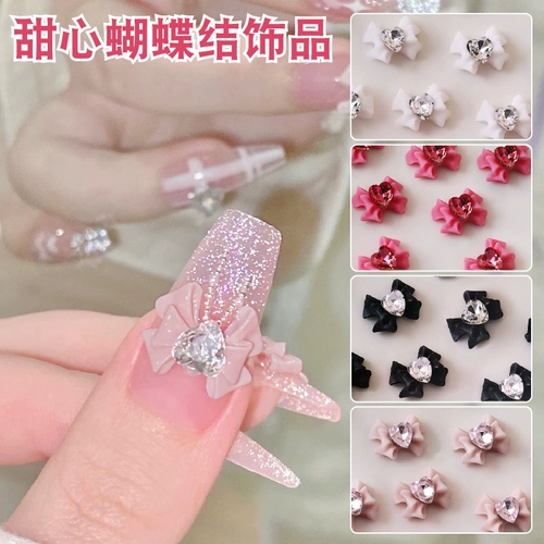 Трехмерное японское украшение для ногтей с бантиком, аксессуары, 2023 года, популярно в интернете, новая коллекция