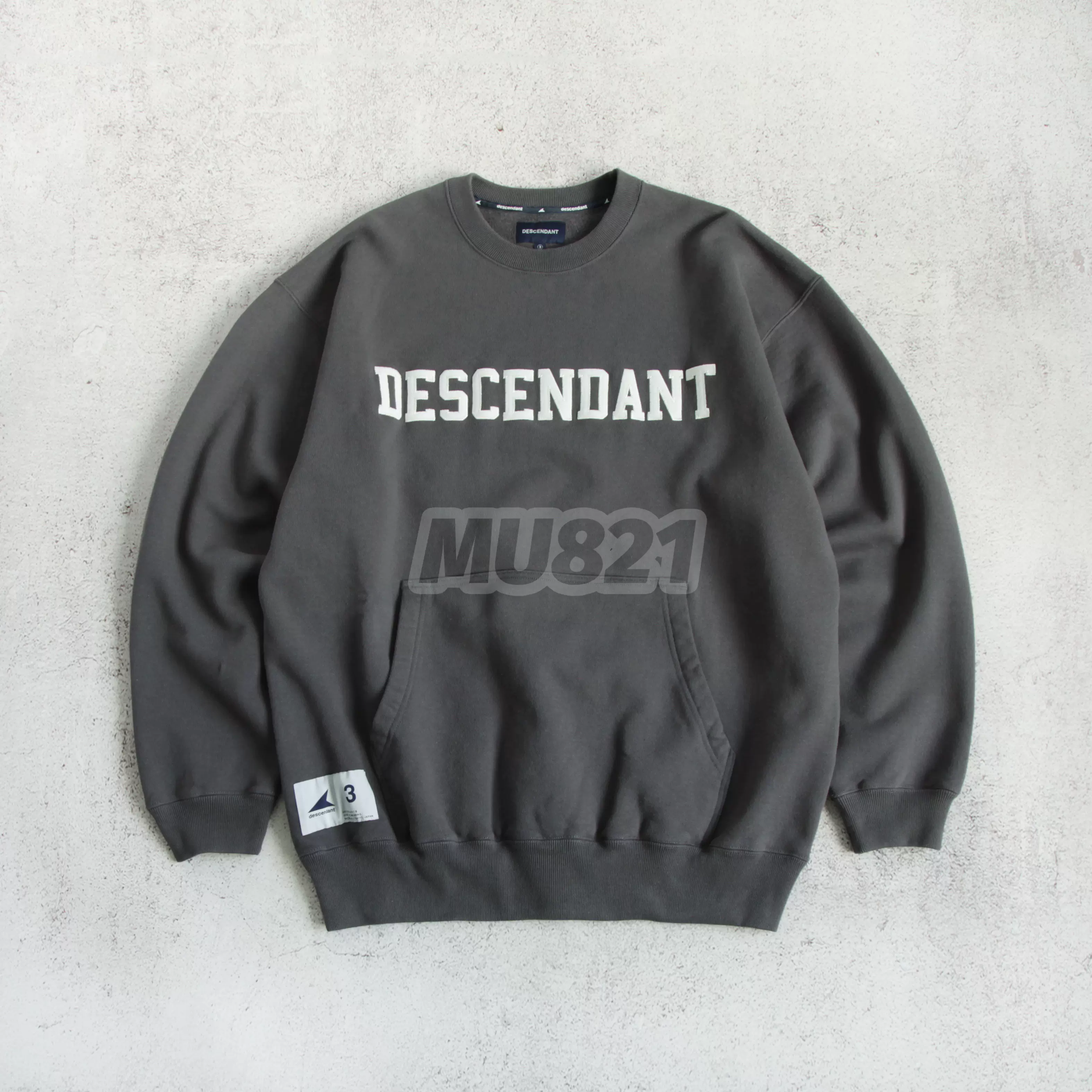 24aw descendant TEAM CREW NECK M スウェット