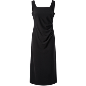 
Peacebird women's black suspender dress women's summer style sleeveless little black dress temperament waist slimming long dress