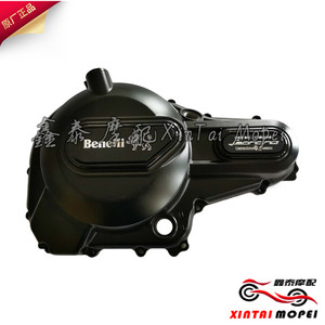 Qianjiang Benali young lion 500 clutch side cover the right cover assembly clutch covering pad label sticker
