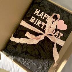 DIY Pop-Up Book A4 Mechanism Semi-Finished Product Couple's Birthday Gift Handmade Accordion Photo Album Creative Gift for Best Friend