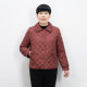 Mother's jacket in her 50s autumn and winter jacket fashionable casual solid color 2025 middle-aged women's jacket cotton thin loose