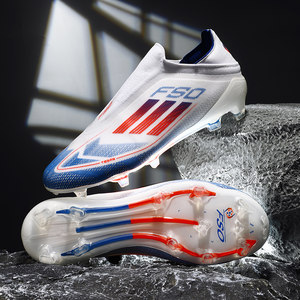 
Yamal's new football shoes F50 men and women's long nails FG adult students children's broken nails TF grass competition training
