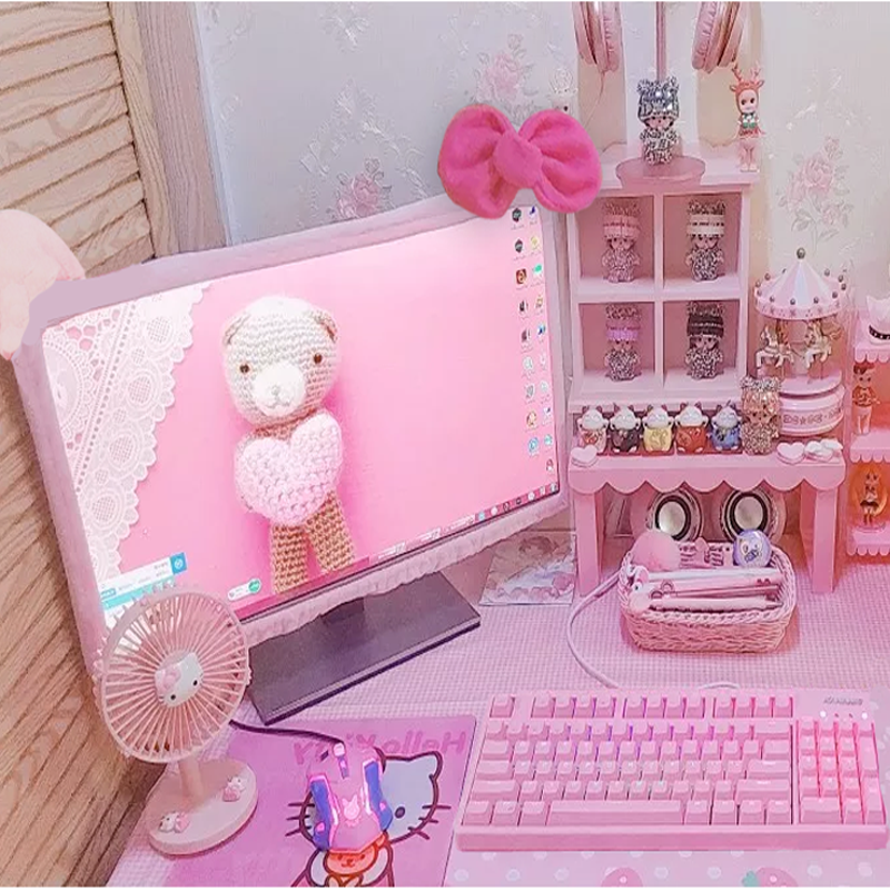 ハローキティ製塵カバー - カートゥーンモニター＆ラップトップ