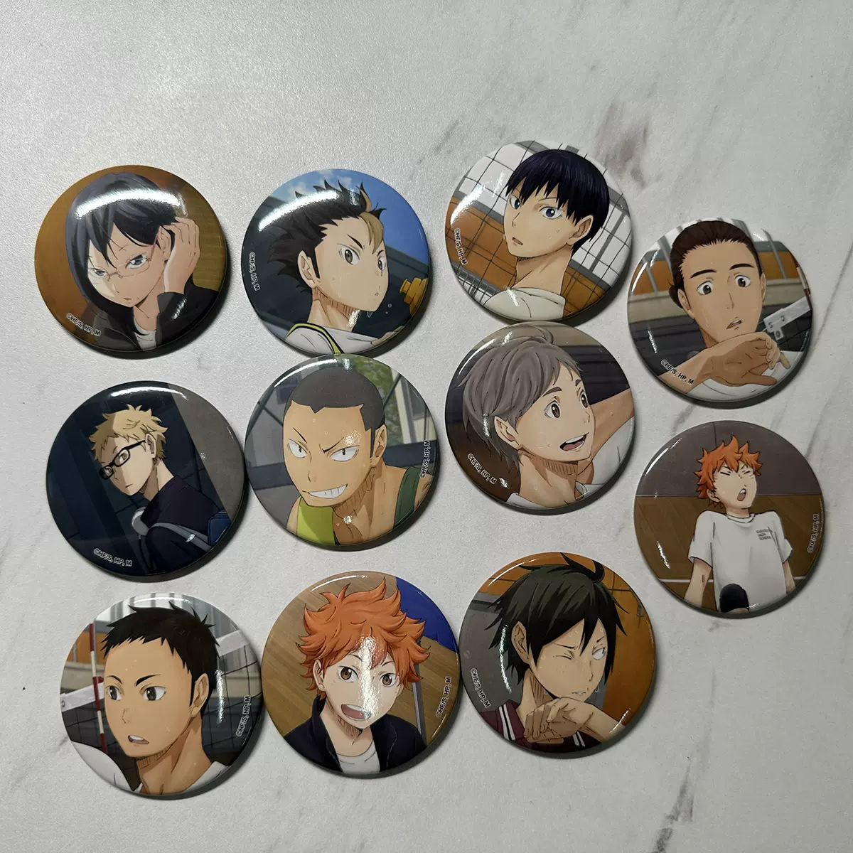 徽章 膽大黨-六角閃鑽徽章-盲抽(共10款)