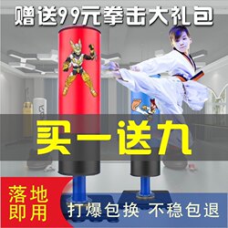 Children's Home-Use Standing Boxing Punching Bag, Adult Indoor Martial Arts and Taekwondo Professional Punching Bag for Stress Relief