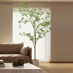 Roman's Mother, Ma Zui Mu, Is a Simulated Green Plant for Landscaping, a Bionic Plant Decorative Ornament, Indoor Light Luxury Floor-Standing Artificial Tree