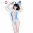 đồ con thỏ cosplay Bằng sáng chế da hai chiều thỏ cô gái cosplay trong suốt nối cao cấp Jumpsuit đồng phục trò chơi Đảng Thỏ trang phục bộ đồ cosplay thỏ thỏ cosplay 