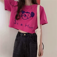 Красный милый сексуальный топ, брендовая короткая летняя футболка, короткий рукав, коллекция 2021, популярно в интернете, по фигуре