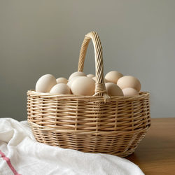 Rattan Picnic Basket, Portable Outdoor Picnic Basket, Food and Fruit Basket, Rural Picnic Basket, Egg Basket, Wicker Basket