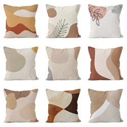 Morandi High-End Color-Blocking Throw Pillow for Home Sofa Decoration, Car Cushion, Office Nap Pillow, Throw Pillow