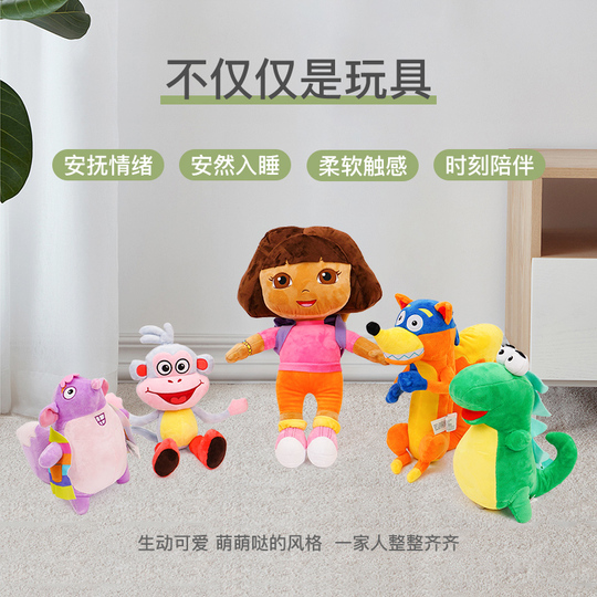 Dora the Explorer Peluş Bebek - Tico Maymun - Orijinal Oyuncak