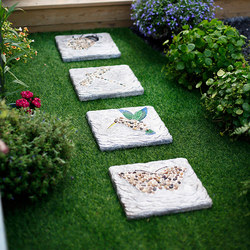European-Style Garden Stepping Stones Outdoor Courtyard Terrace Balcony Outdoor Stepping Stones Lawn Paving Floor Tiles Stepping Stones