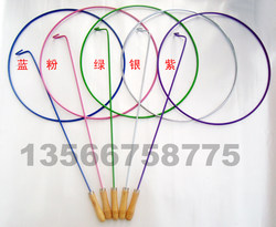 38cm Colorful Solid Iron Hoop Rolling Toy, Traditional Nostalgic Toy