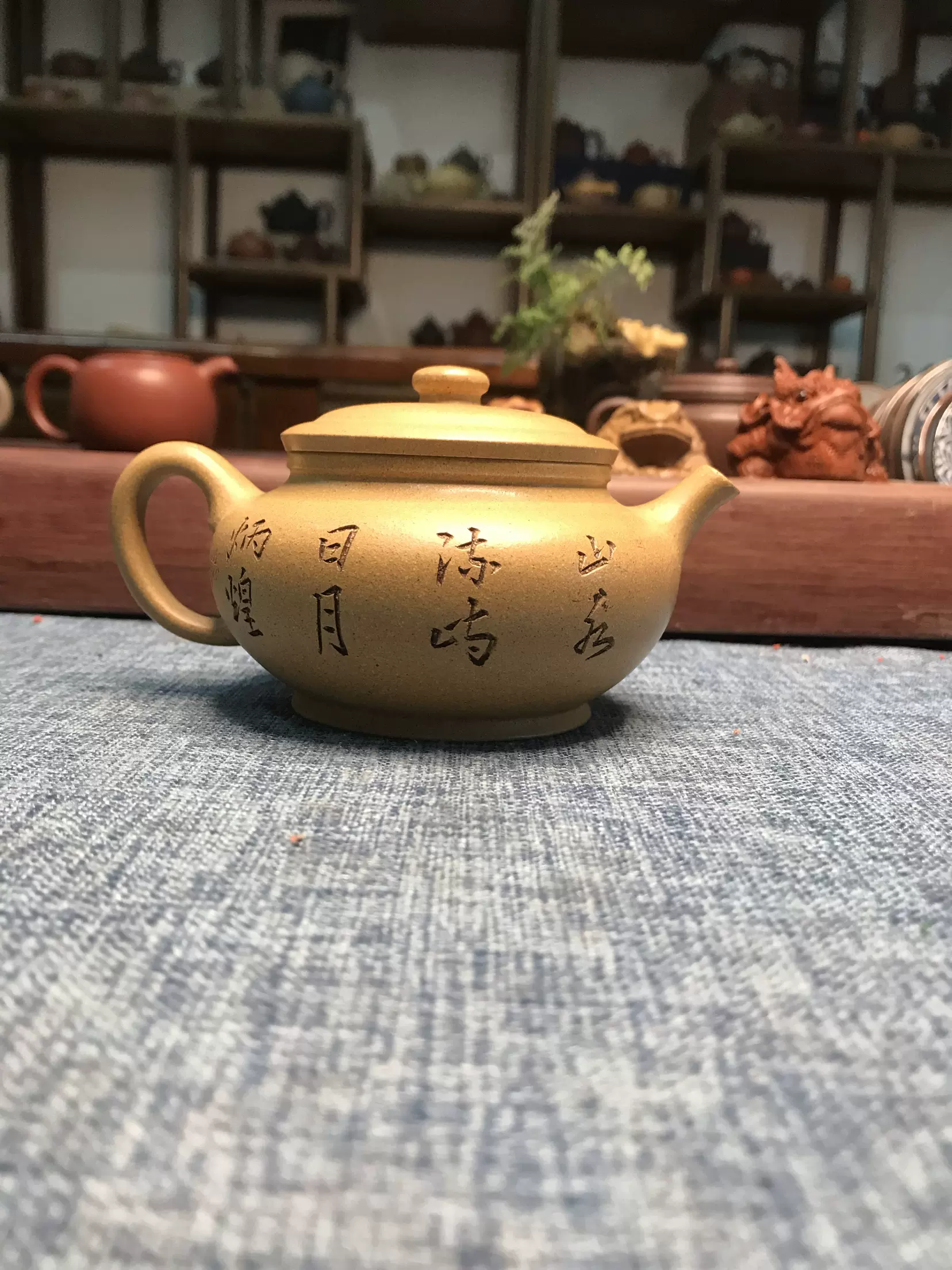 中国宜興猴段泥壺 段泥_100-150CC紫砂壶_宜兴紫砂壶- 淘壶人