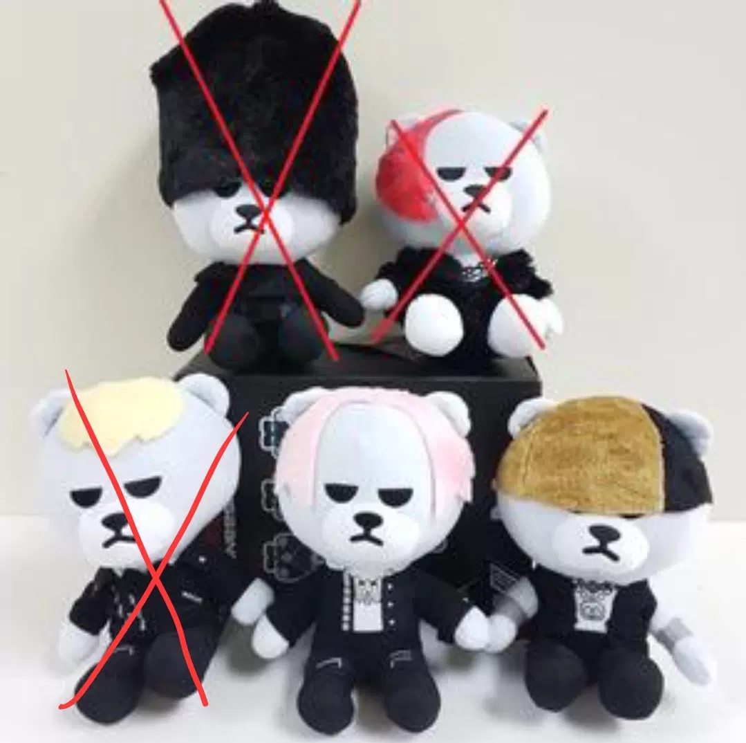 BIGBANG ベア BADBOY ver. 5体セット GOODS | BIGBANG Official Site