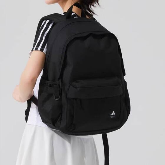 Adidas authentic men's and women's sports backpacks computer bags school bags outdoor travel backpack JL8347