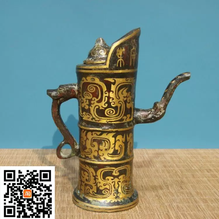 青銅器　益帚戈凡方鼎　レプリカ　NO.189 青銅器 益帚戈凡方鼎 レプリカ NO.189 - メルカリ