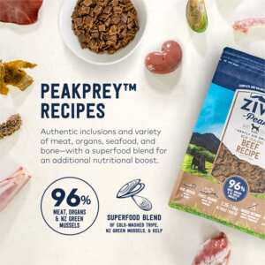 
New Zealand Ziyi Peak Cat Food 96% fresh meat dry staple food beef venison mackerel mutton 400g/1kg