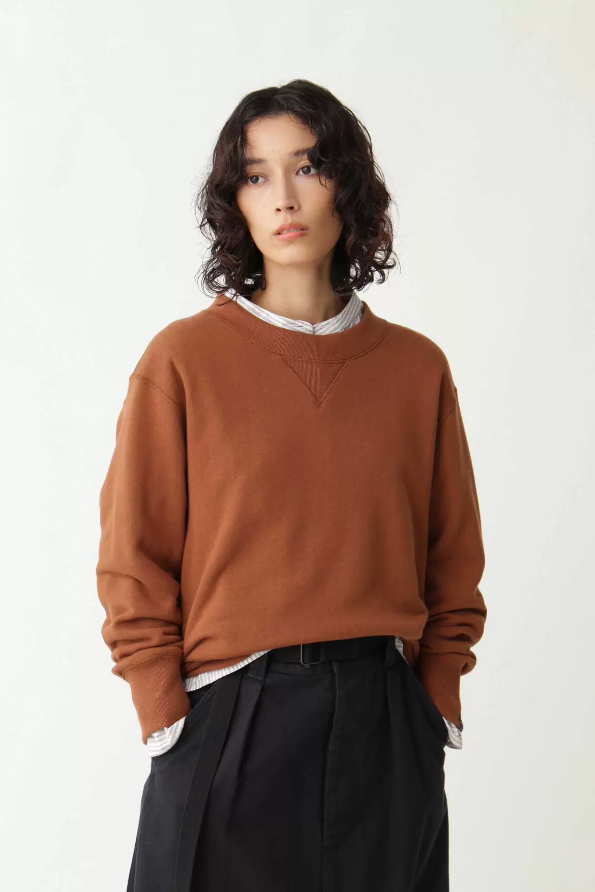 折日本代购22AW MHL. LIGHT LOOPBACK COTTON 纯棉卫衣-Taobao